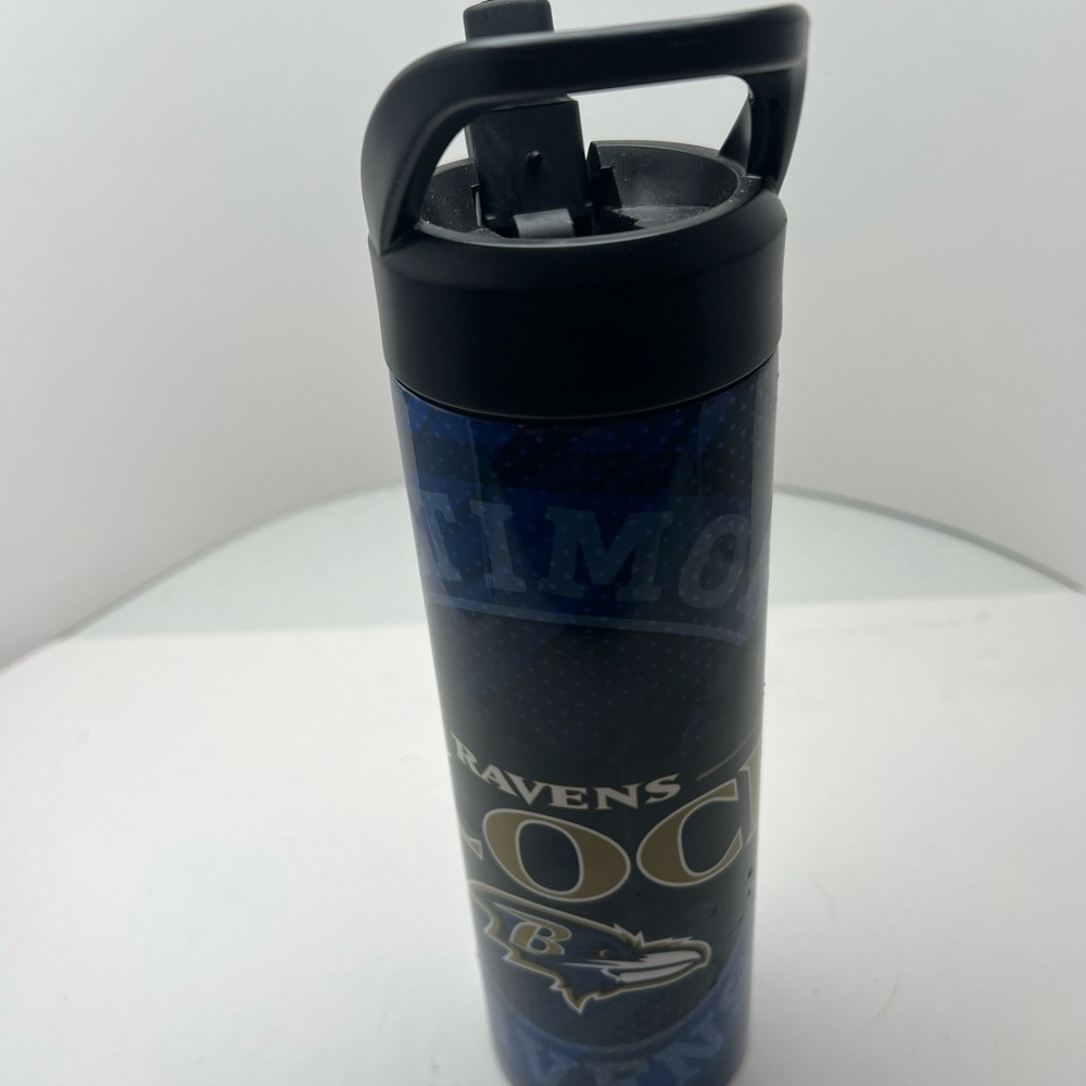 Baltimore Ravens Flock Water Bottle